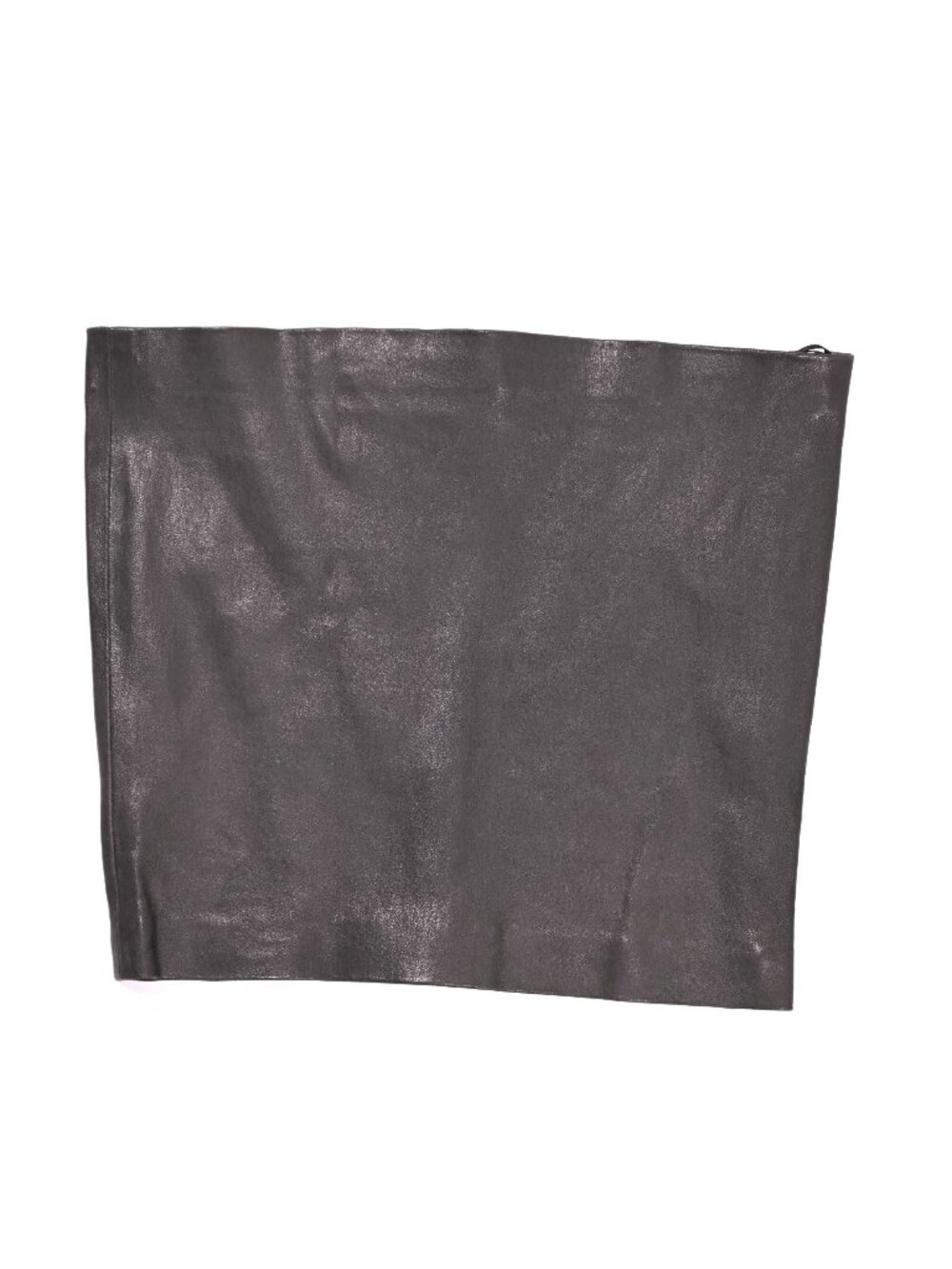 SPRWMN Leather Micro Tube Top in Black